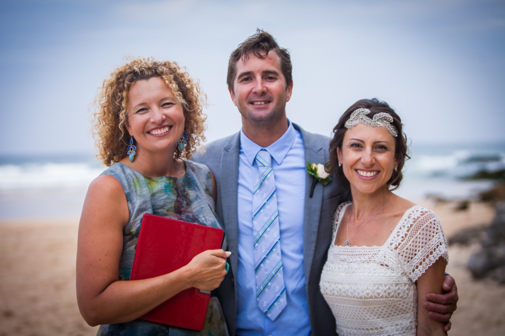 Melissa and Terrence were married at Freshwater Beach in a relaxed and intimate ceremony full of love and joy.